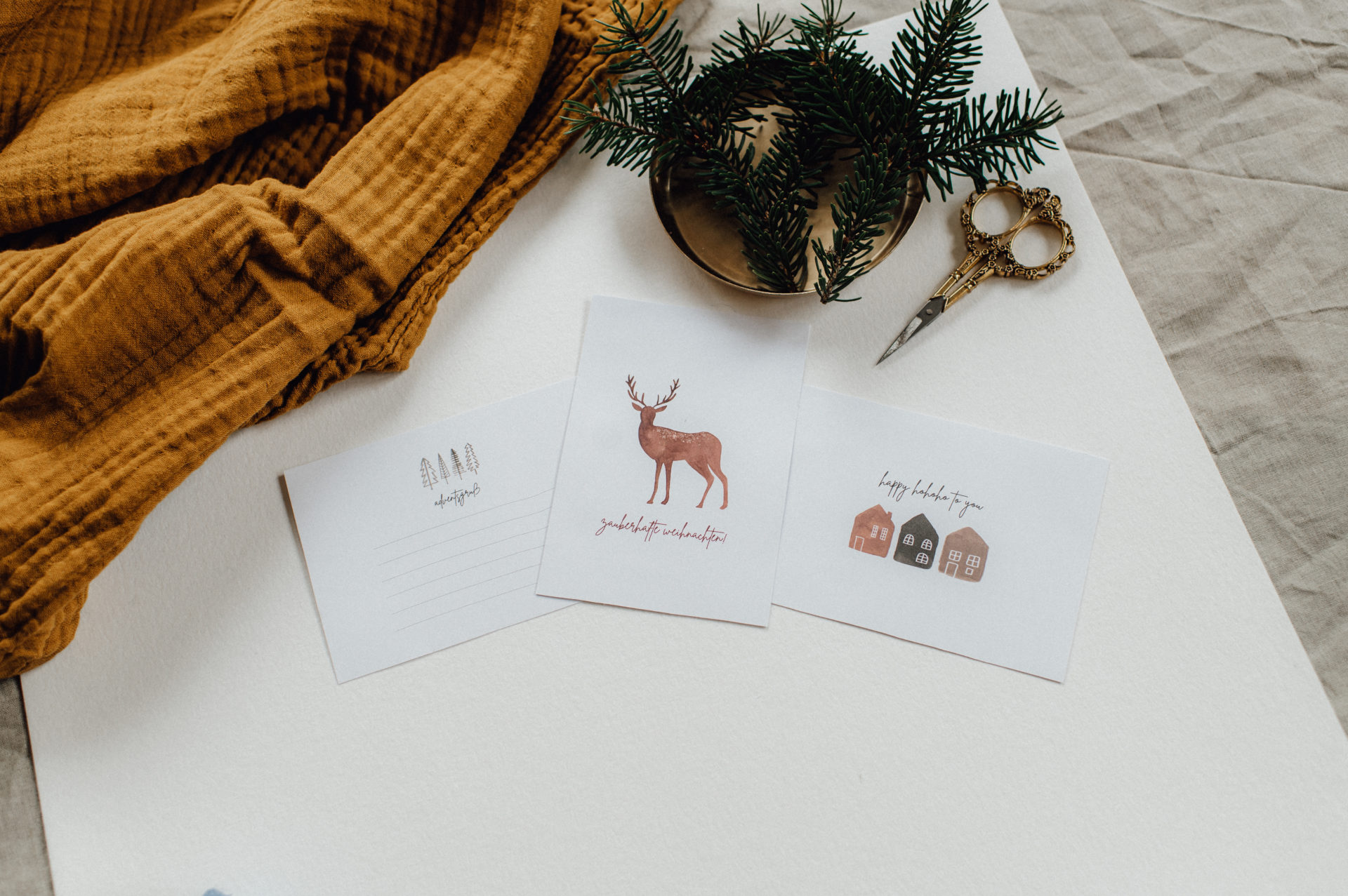 JULISA_Weihnachten_2021_Weihnachtskarten_Geschenkanhänger Weihnachtskarten zum Herunterladen und Ausdrucken | hey-julisa.com