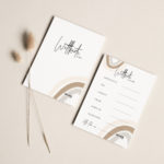 Baby Party Wettkarte - Eure Vermutungen zur Geburt | hey-julisa.com
