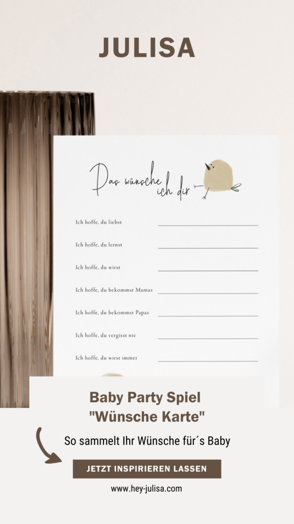 Wünsche fürs Baby - Wünsche Karte | hey-julisa.com
