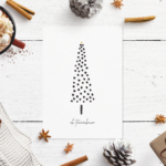 Weihnachtskarte "Tannenbaum" zum Ausdrucken | hey-julisa.com